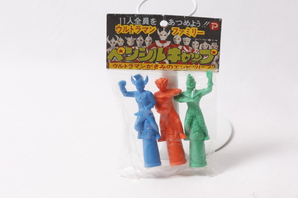 Japan Tsuburaya Ultraman Pencil Topper Set Sci-Fi ~ 260730-WH 511